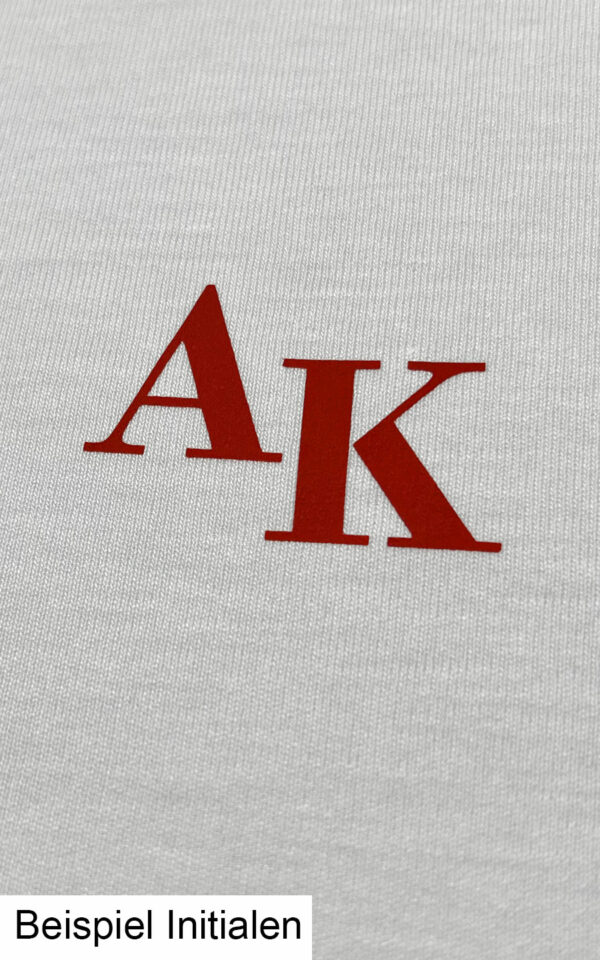 T-Shirt aus Tencel mit persönlichen Monogramm